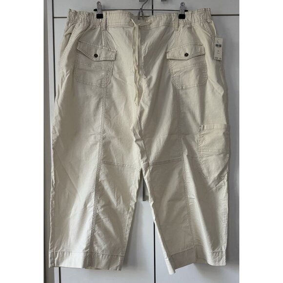 NW Size 2X - Anthropologie Cotton Pilcro Drawstring Pocket Pants (NWT USD 128) - Picture 10 of 13